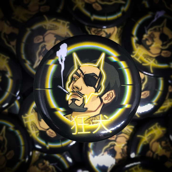Mad Dog - Button Pin product image (1)