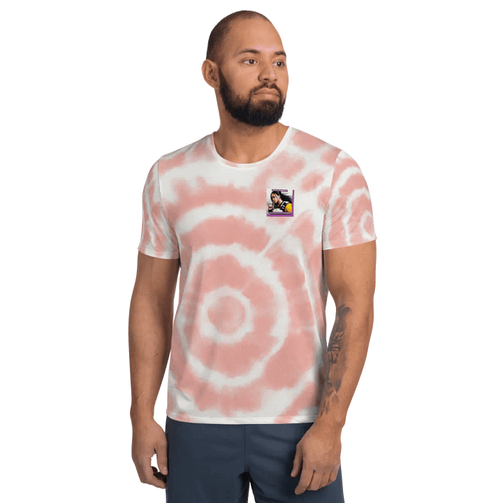 Spiral Pink All-Over Athletic Tee product image (1)