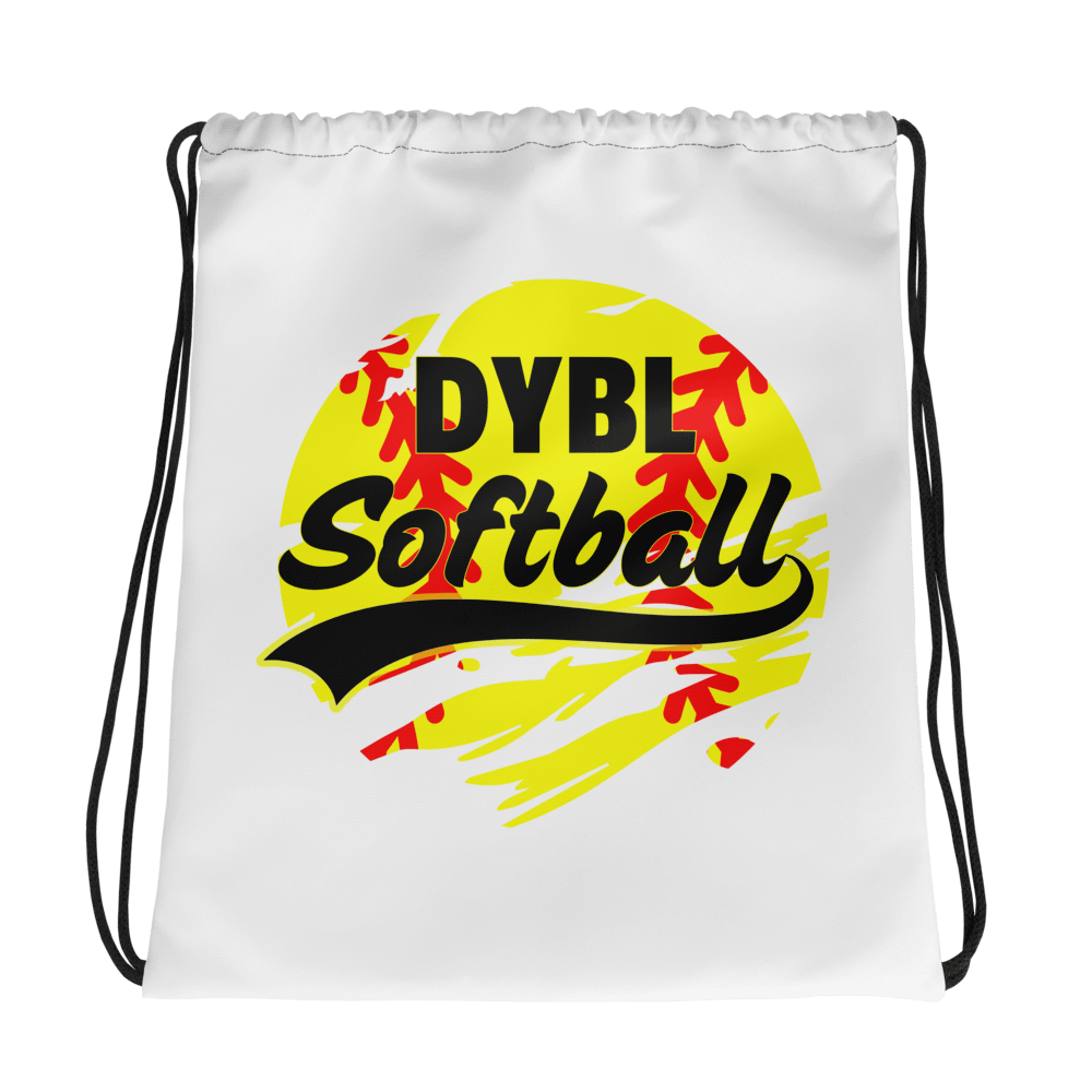 DYBL Softball All-Over Drawstring Bag product image (1)