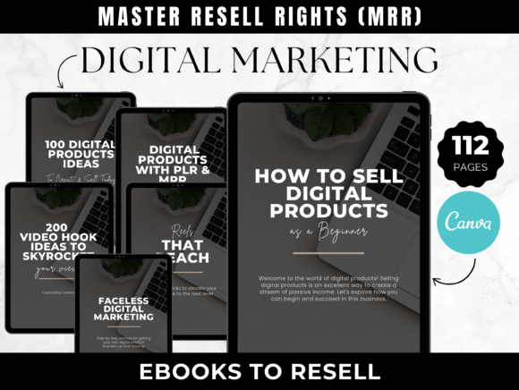 Sell Digital Downloads Without Creating Them: 7‑Product Master Resell Rights Bundle for Content Creators product image (1)