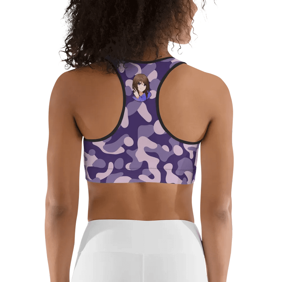 Purple Camo Nova Sports Bra product image (5)