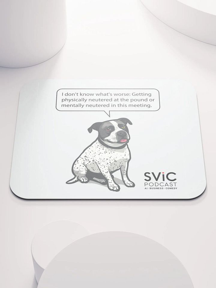 Senior Fetch Reporter Mouse Pad product image (1)