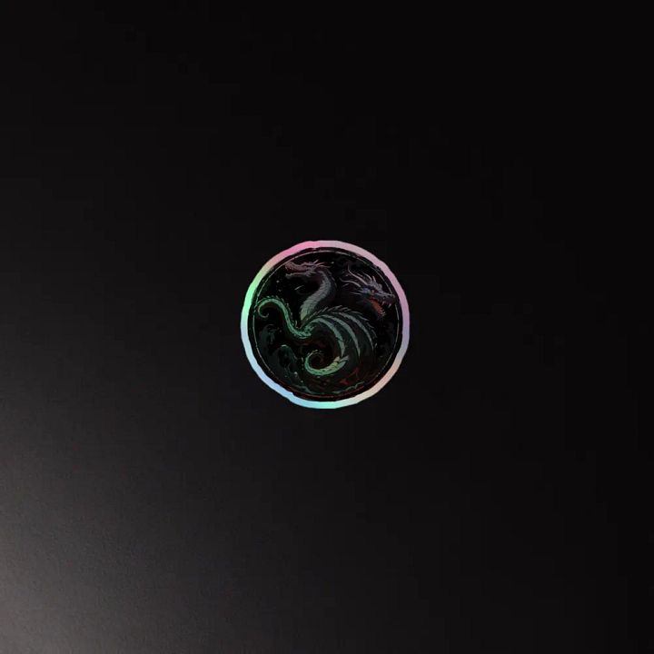 animated sigil Holo sticker product image (4)