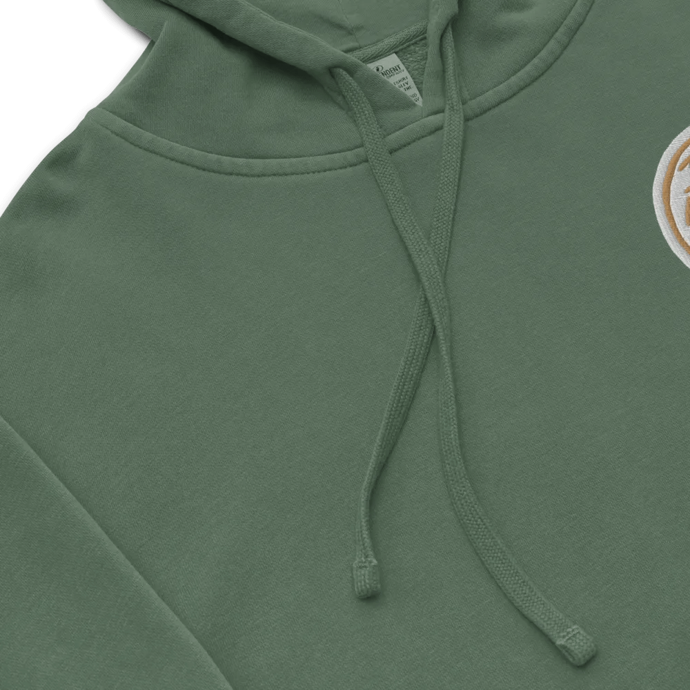 In My Head (L.C. brown bubble design) embroidered pigment hoodie product image (8)