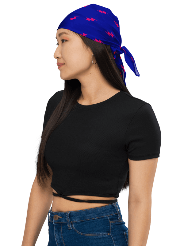 Lightning Bolt Bandana in Blue product image (8)