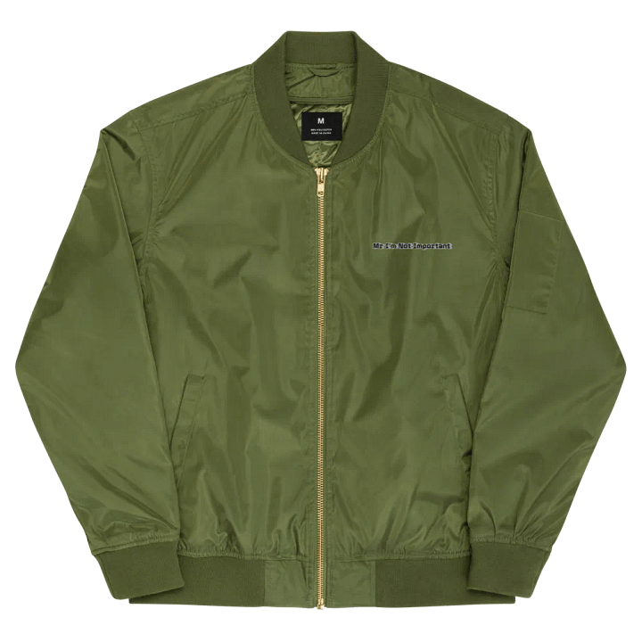 Premium Recycled Bomber - Embroidered - Mr I'm Not Important product image (35)