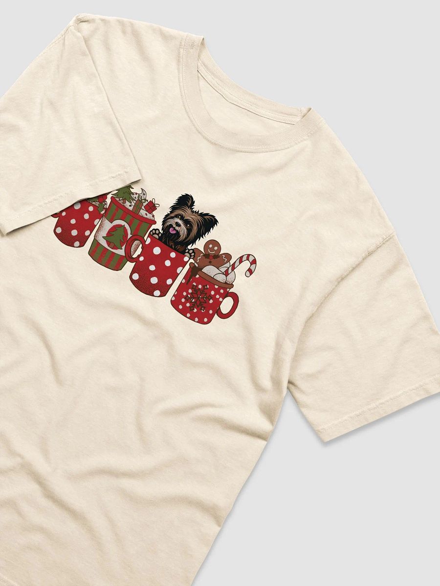 Cute Yorkshire Terrier(2) in a Christmas Cup T-Shirt | Funny Christmas Yorkie Pup in a Cup product image (16)