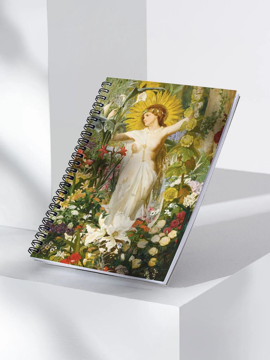 ''Flora'' by Valentine Bromley Spiral Notebook product image (5)