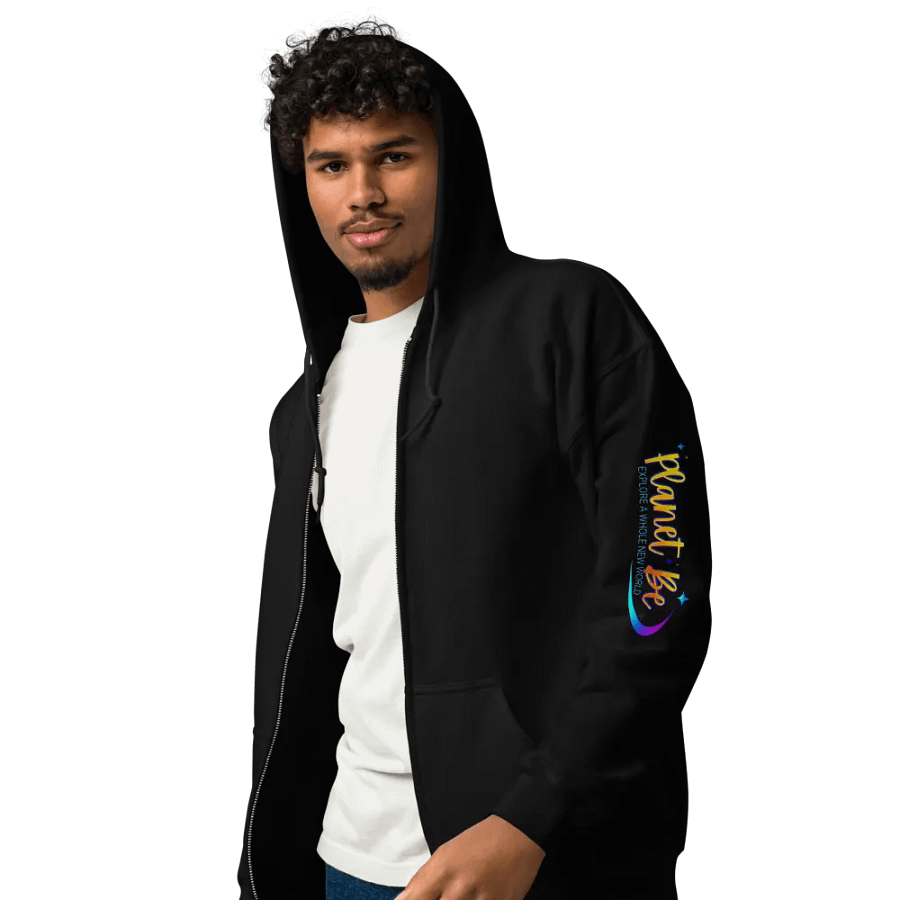 Planet Be in Blues Zip Hoodie product image (4)