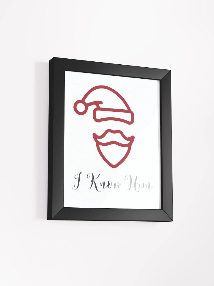 I Know Him” Santa Wall Art product image (18)