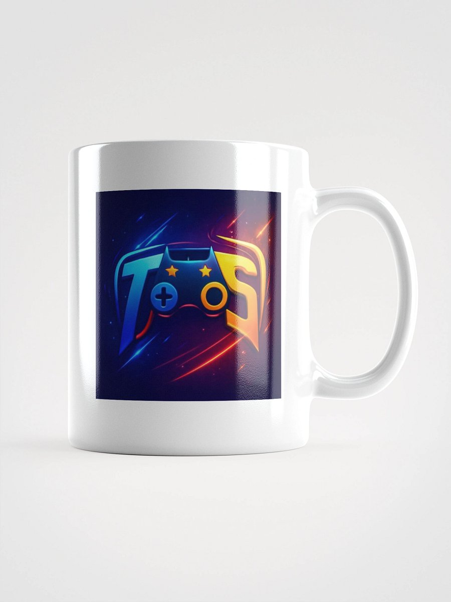 Tony Saiz Signature Logo White Glossy Mug (2025) product image (1)