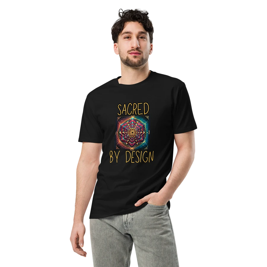 Sacred Geometry Optical Illusion T-Shirt - Unique Cube Art Design product image (6)