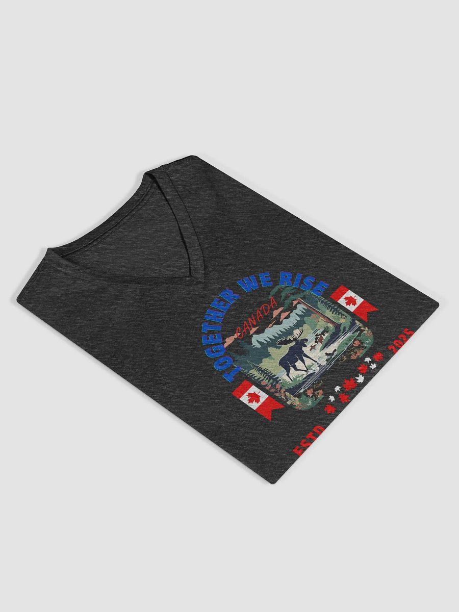 Canadian Moose Forest V-Neck Tee product image (4)