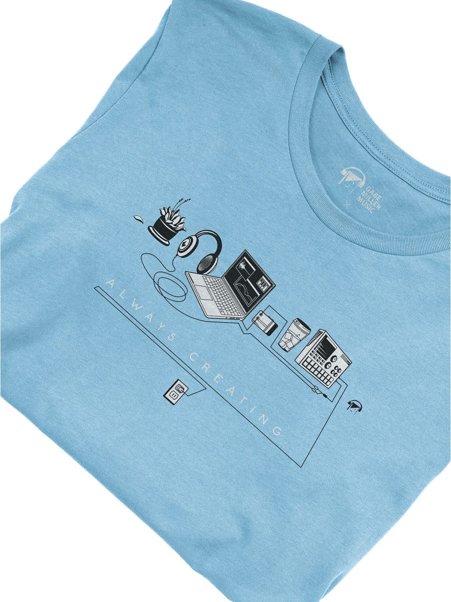 Always Creating: the Production Process unisex tee product image (5)
