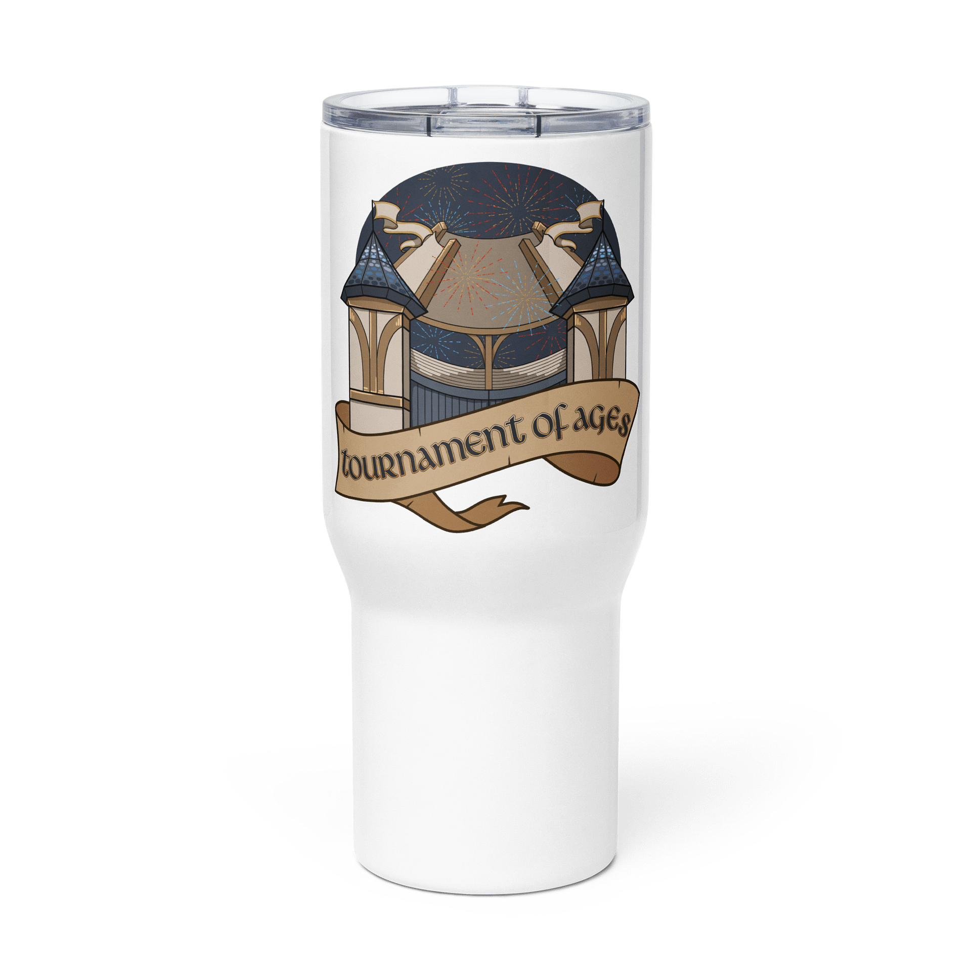 Coliseum Sky - Fireworks Version - Travel Mug w/Handle product image (2)
