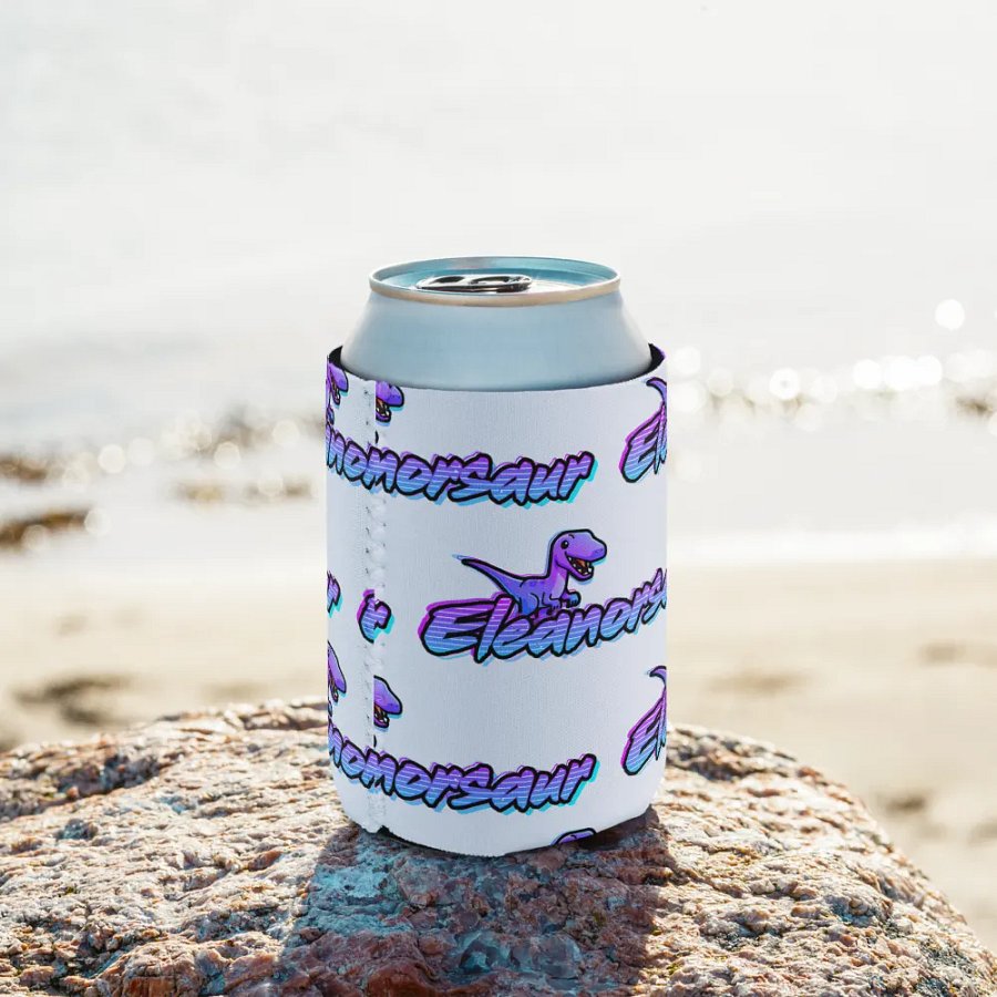 Eleanorsaur Stubby Cooler product image (10)