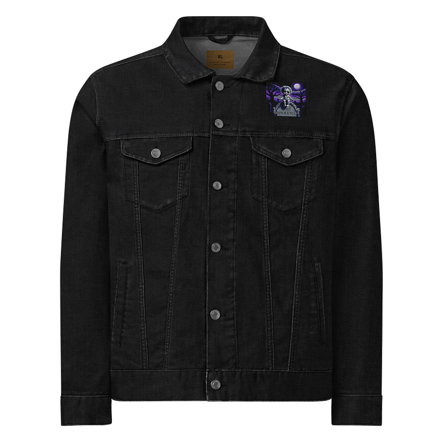 Midnight Veil Designs Gothic Denim Jacket - Black Denim (S-2XL) product image (1)