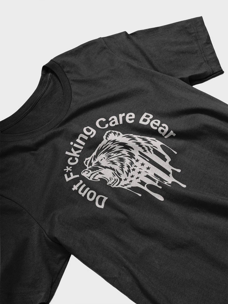 Grizzly Dont F*cking Care Bear Black product image (4)