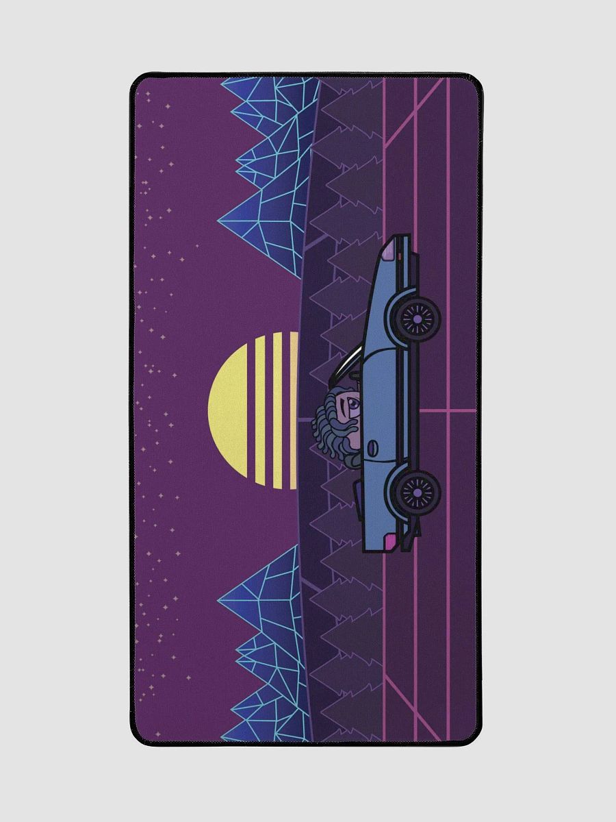 Synth ride deskmat 15.5" x 31.5" product image (2)