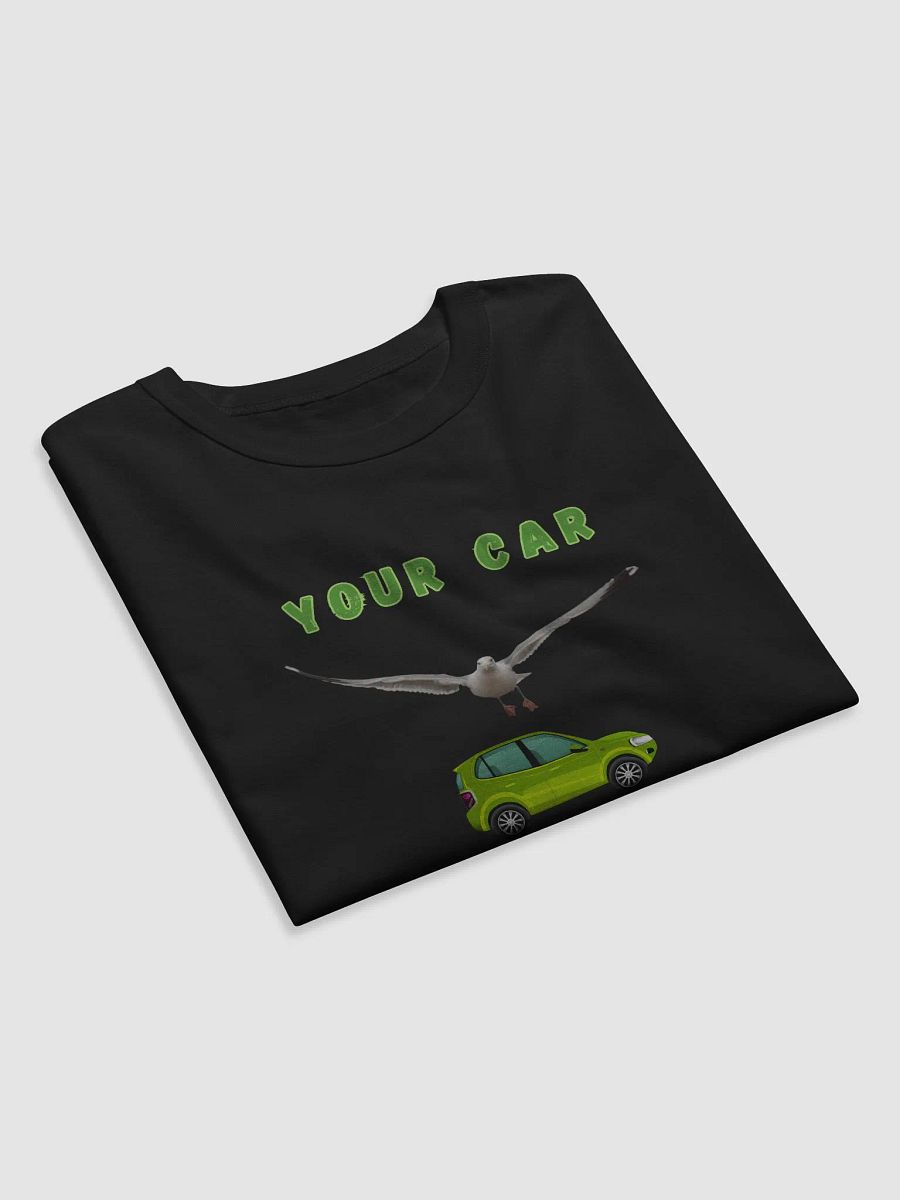 Your Car Looks Clean... Seagull with Green Car Relaxed T-shirt product image (20)