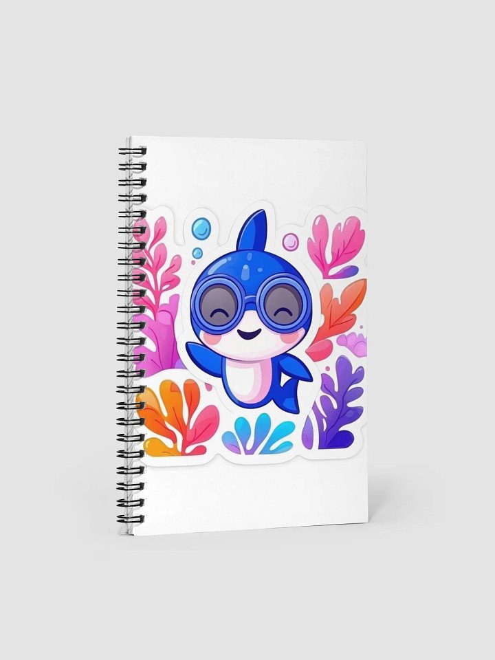 Whimsical Underwater Friend Spiral Notebook product image (1)