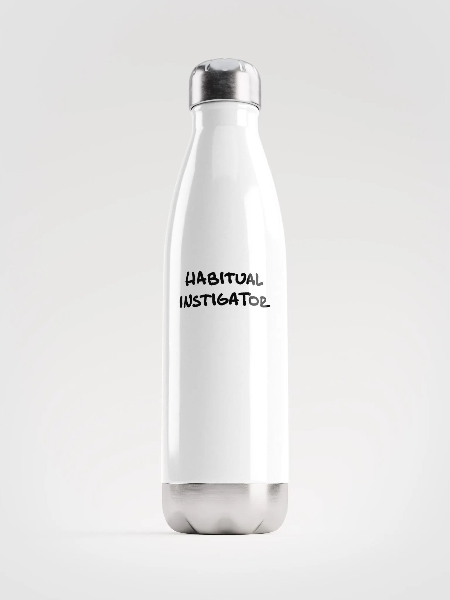 Habitual Instigator stainless steel water bottle product image (1)
