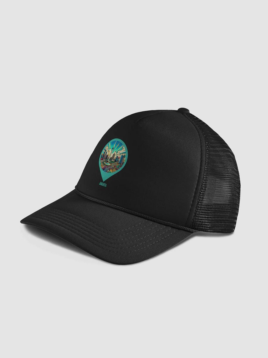 Jakarta Skyline Snapback Hat | AI Design Jakarta city product image (5)