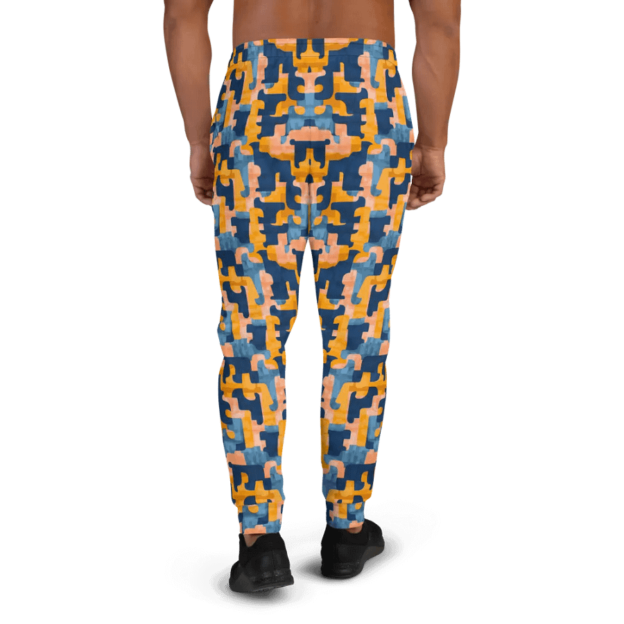 Flowing Shapes | Recycled Men's Joggers product image (4)