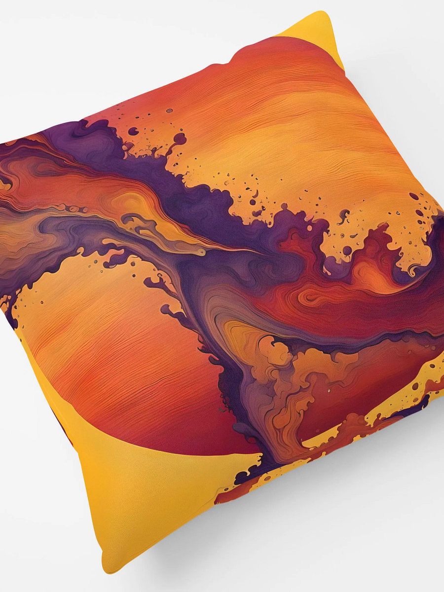 Sunset Inferno Dutch Pour Cushion product image (7)