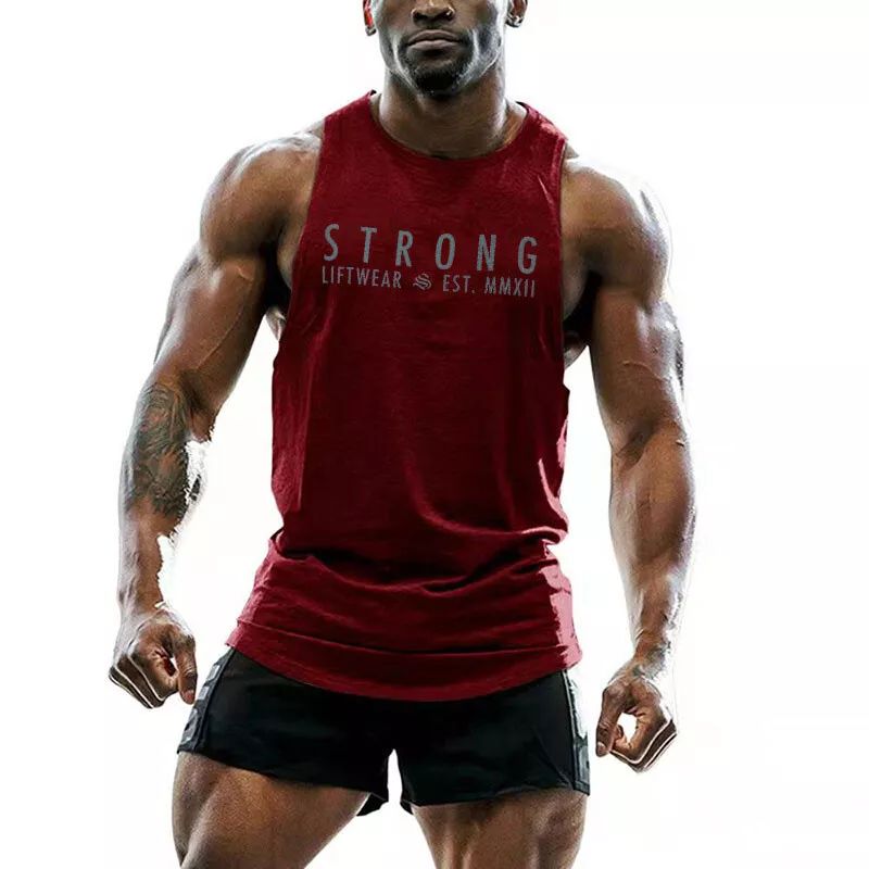 Mens Tank Tops Gym Muscle Tee Fitness Workout Bodybuilding Shirt Sleeveless Vest product image (6)