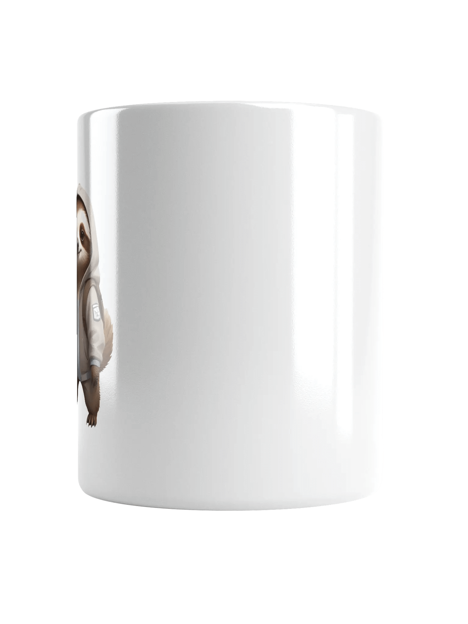 Cool Cartoon Sloth White Mug product image (5)