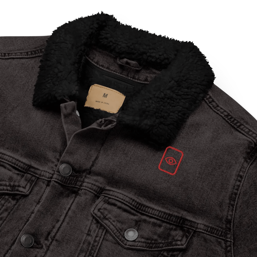 EyeSeeThru Logo Sherpa Denim Jacket product image (2)