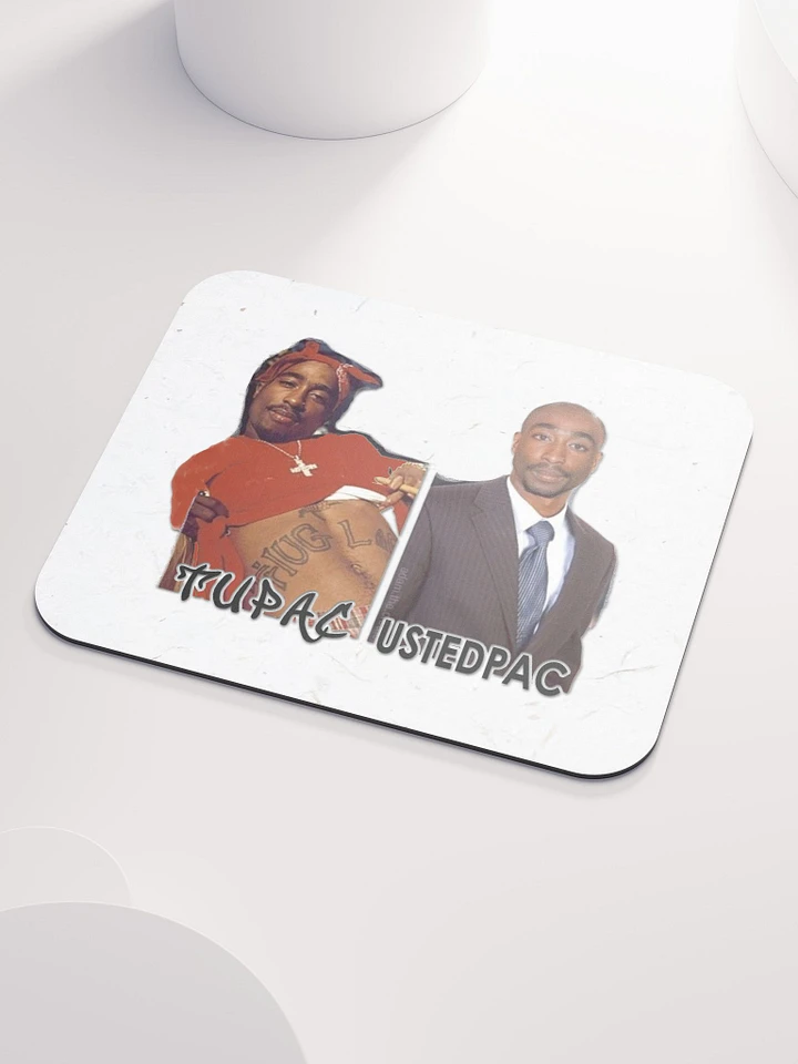 Tupac vs Ustedpac Mousepad product image (2)