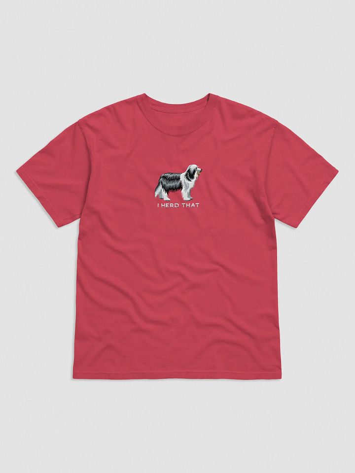 I Herd That T-Shirt(Embroidered) of a Bearded Collie product image (33)