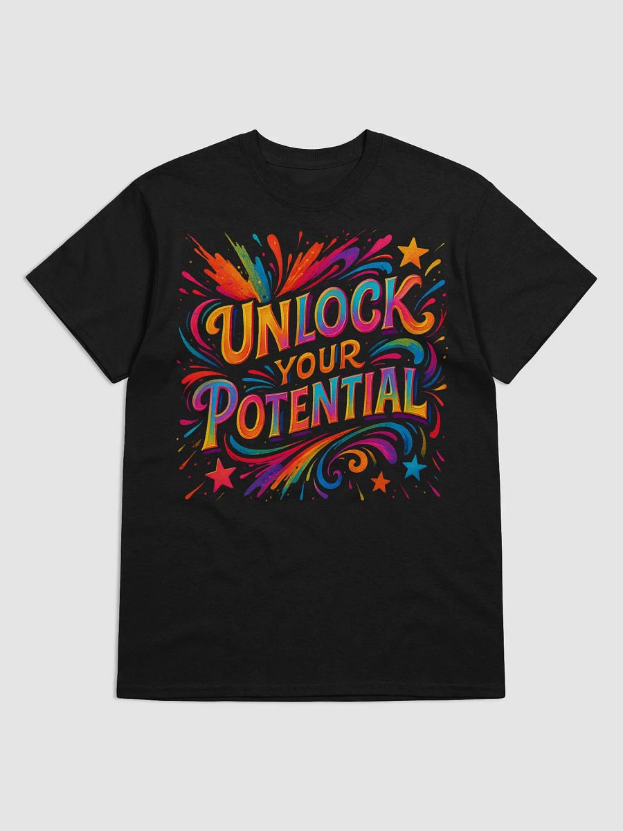Unlock Your Potential – Bright Motivational Graphic Tee product image (1)