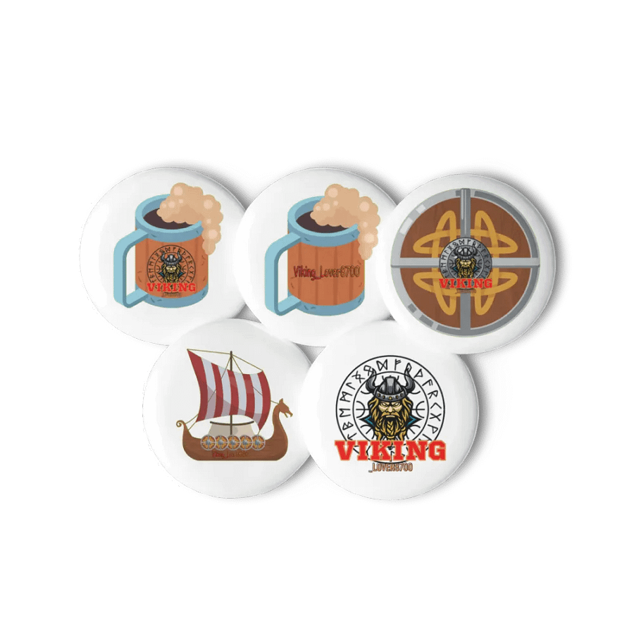 Viking Lover Pin Button Set product image (6)