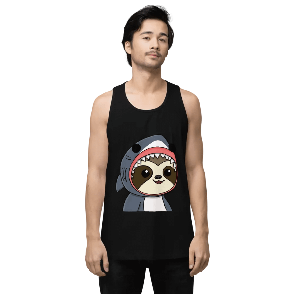 Mens Tank top - Shark product image (8)