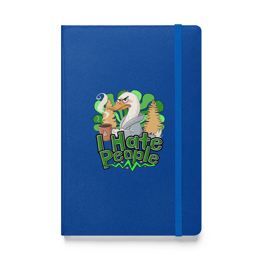 I Hate People Goose Quirky Hardcover Notebook product image (1)