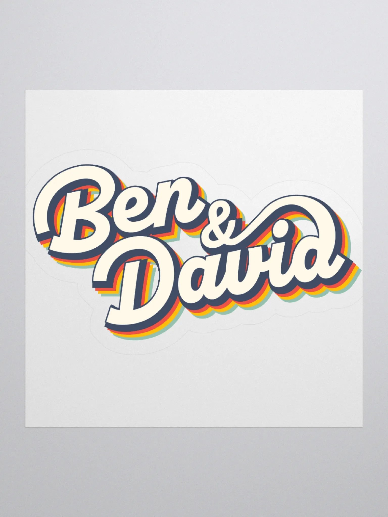 Cruise With Ben & David Sticker product image (1)