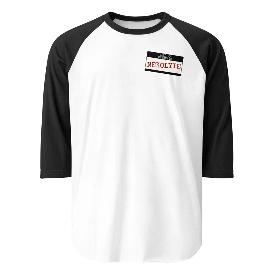 Nekolyte Nametag Raglan Shirt product image (1)