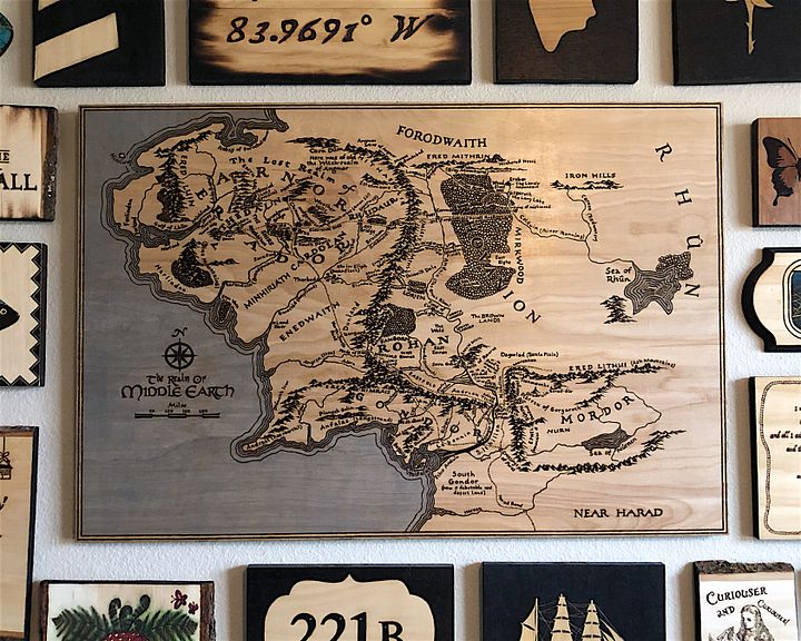 Middle Earth Map - 2' x 3' product image (1)