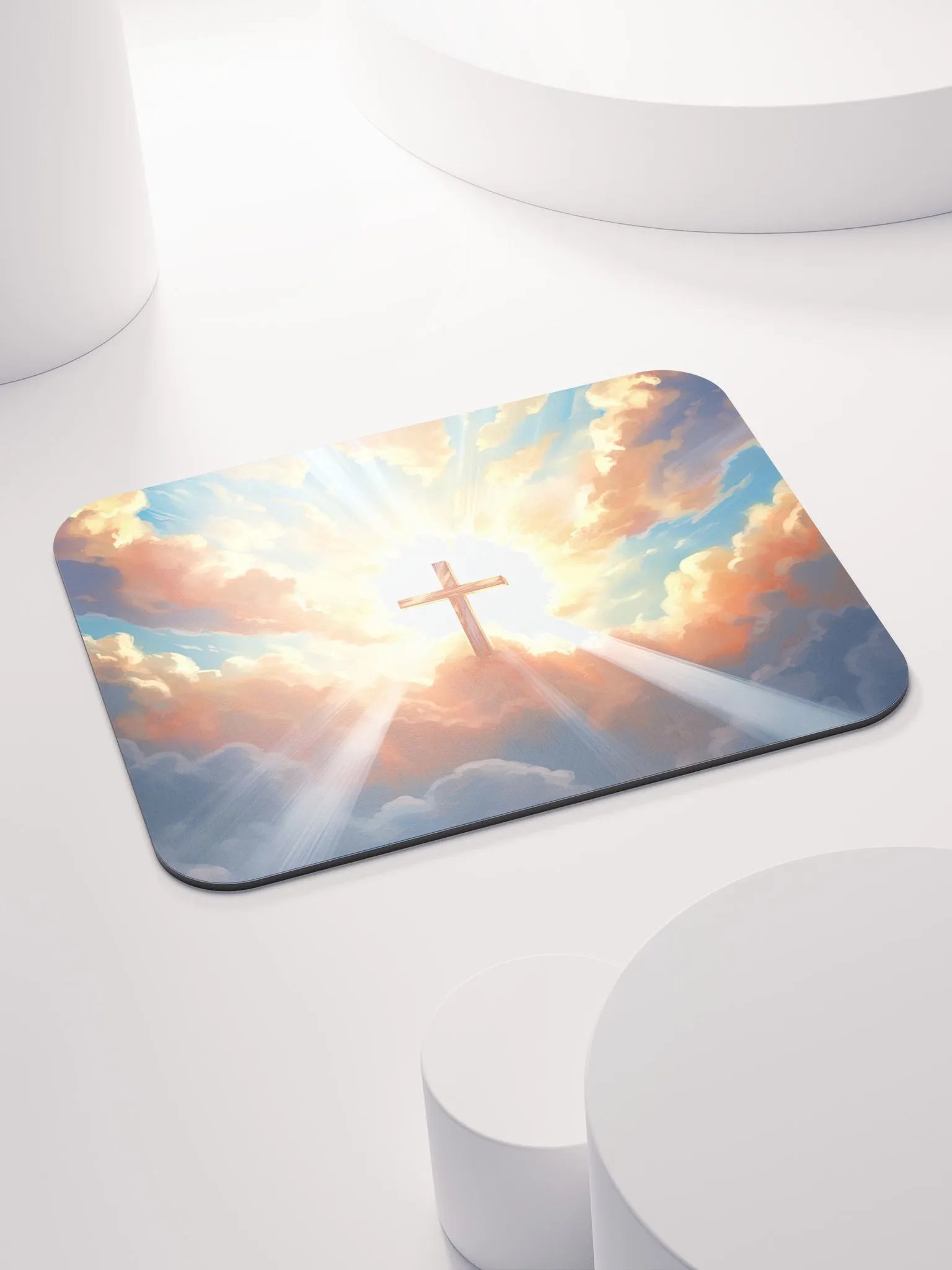 Jesus is the Light Mouse Pad product image (4)