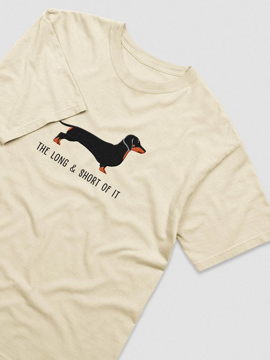 The Long and Short of It T-Shirt(Embroidered) of a Dachshund product image (6)