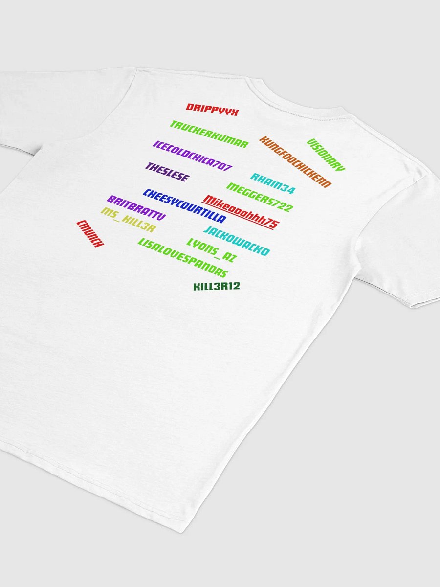 White Mattyice Birthday Subathon Supporter Tee product image (4)