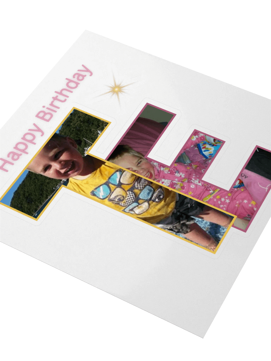 Personalized Birthday Collage Stickers product image (12)