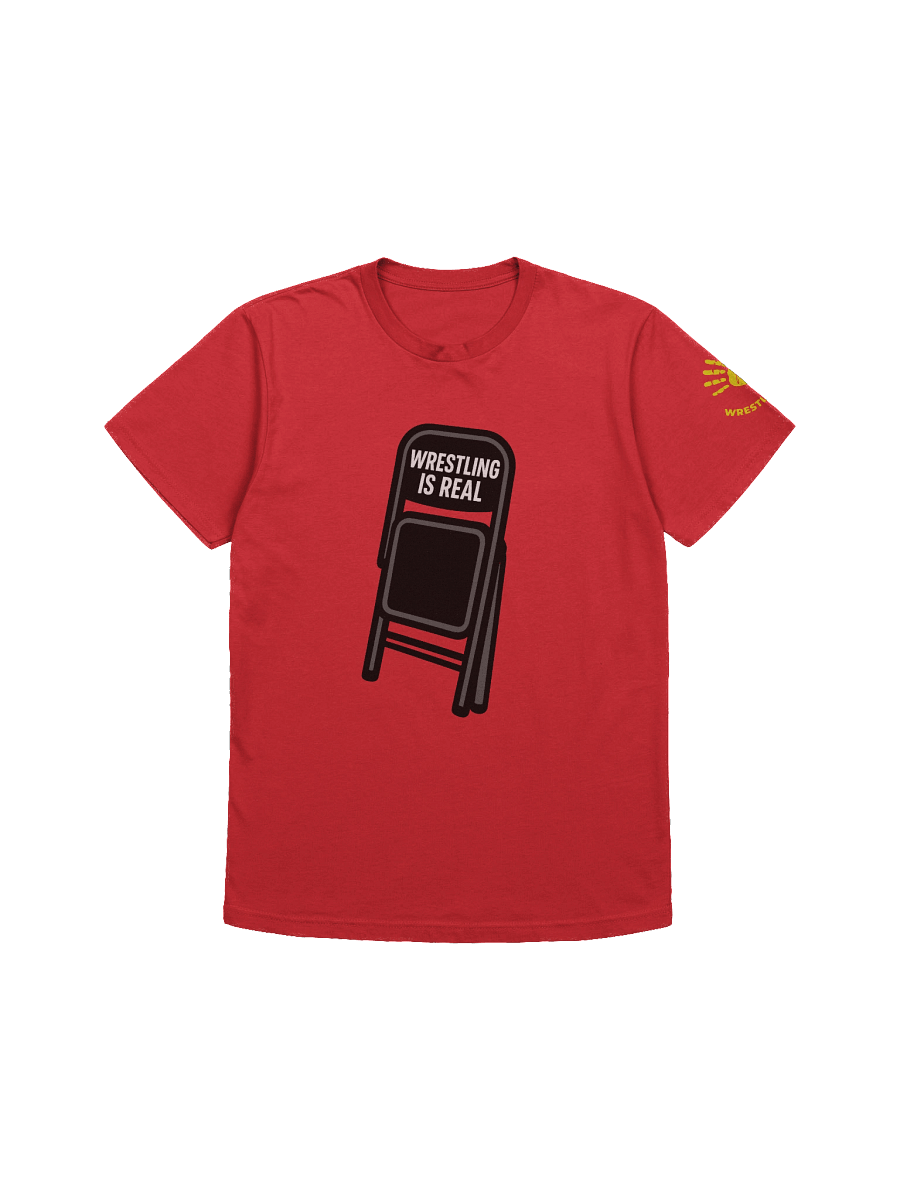 Wrestling Is Real - Red Shirt product image (3)