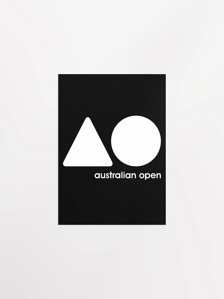 Minimalist Australian Open Logo Poster product image (6)