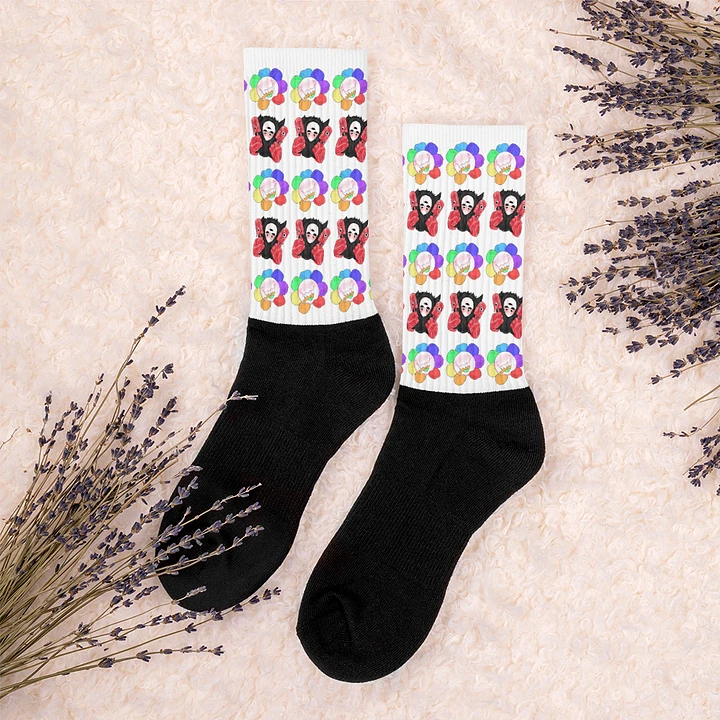 White Flower and Visceral Socks product image (1)