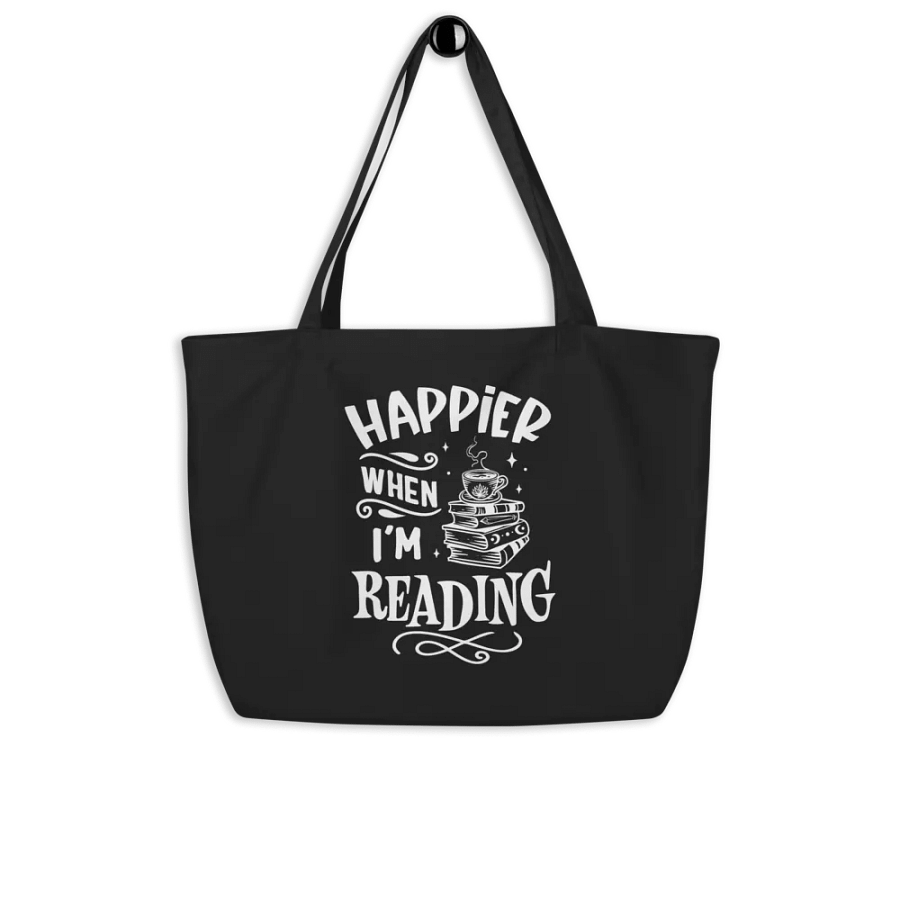 Happier When I'm Reading Bag product image (8)