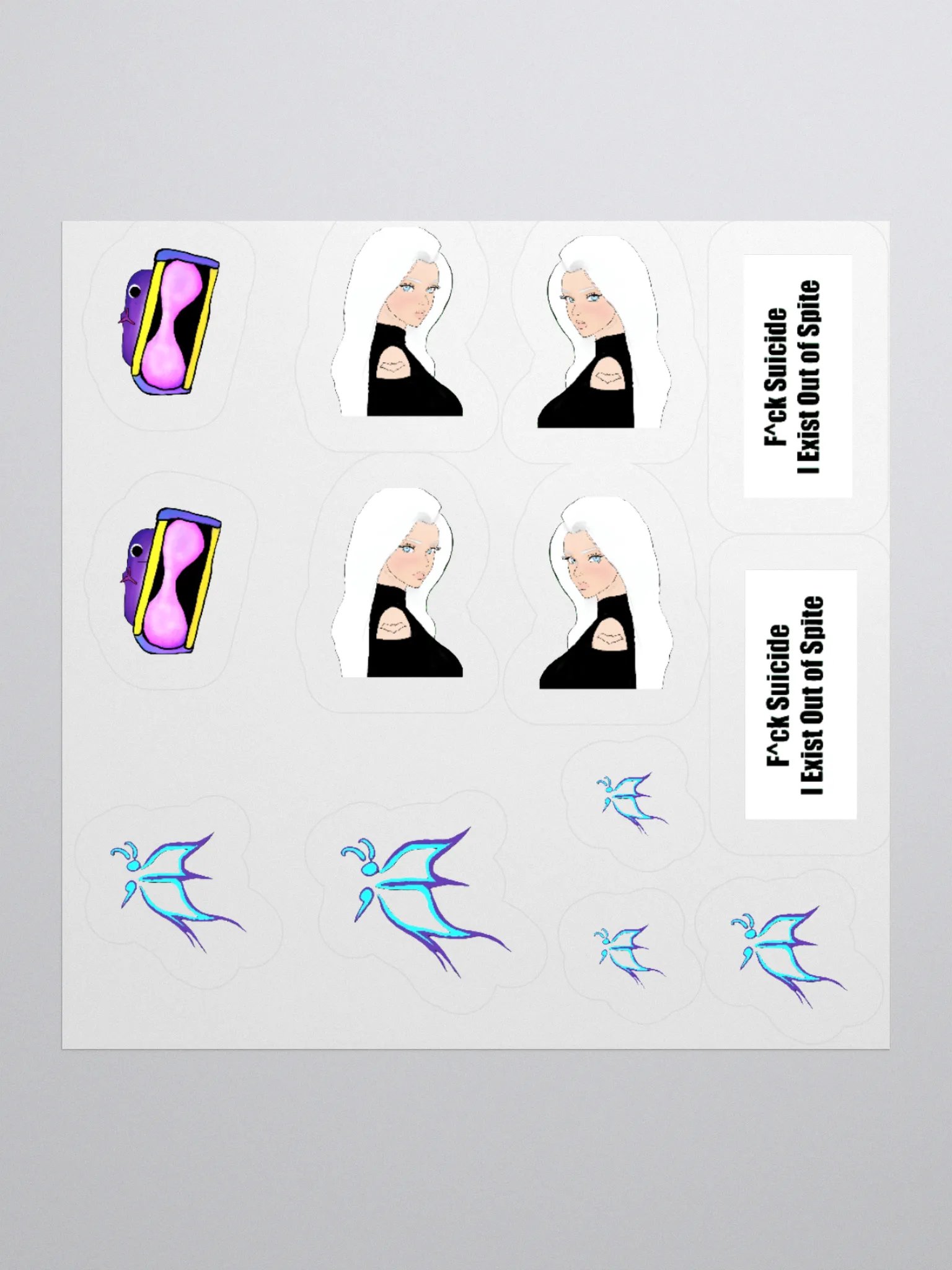 DarkShikixx Streamer Stickers Set 1 product image (1)